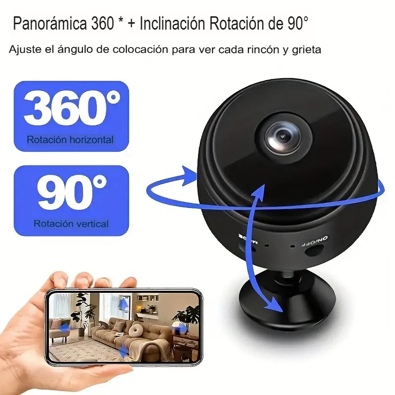 PACK Mini Cámara Espía A9 + Lentes TR90