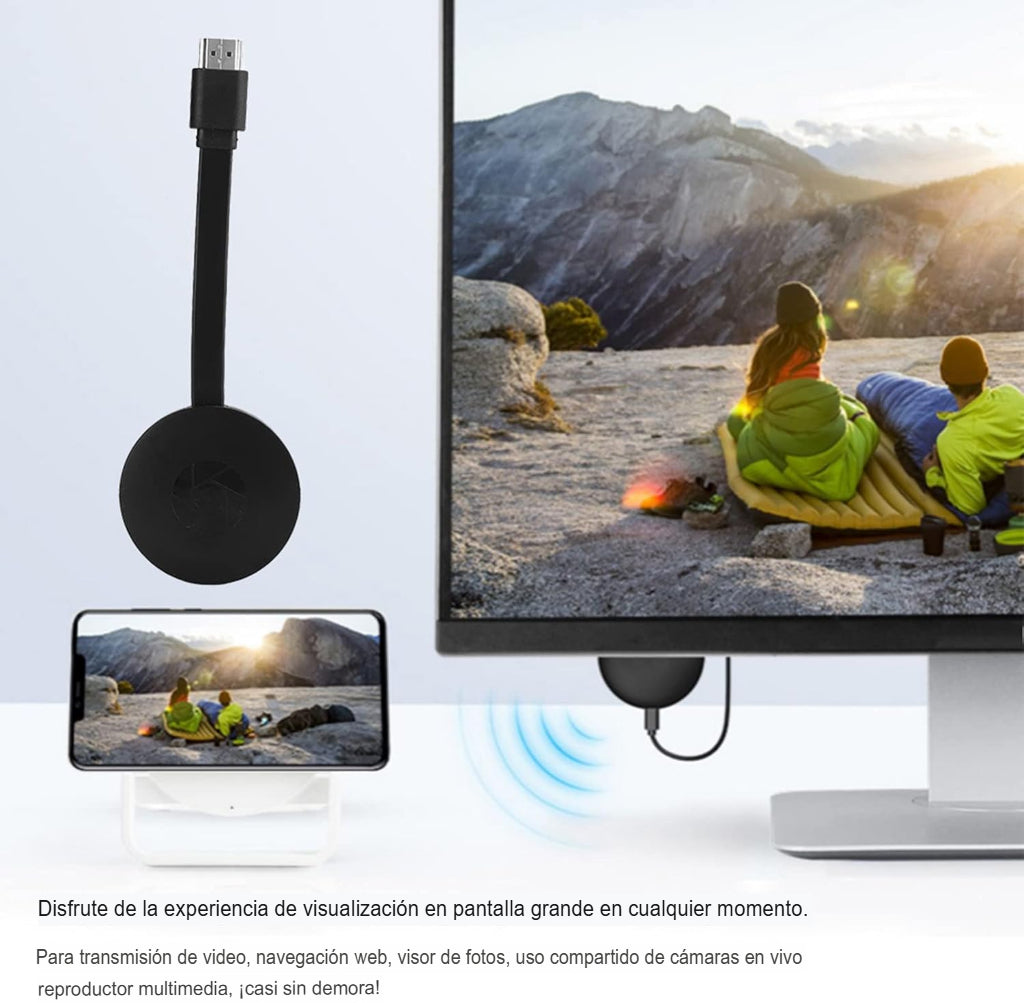 MiraScreen G2 – Adaptador HDMI Inalámbrico 1080P WiFi