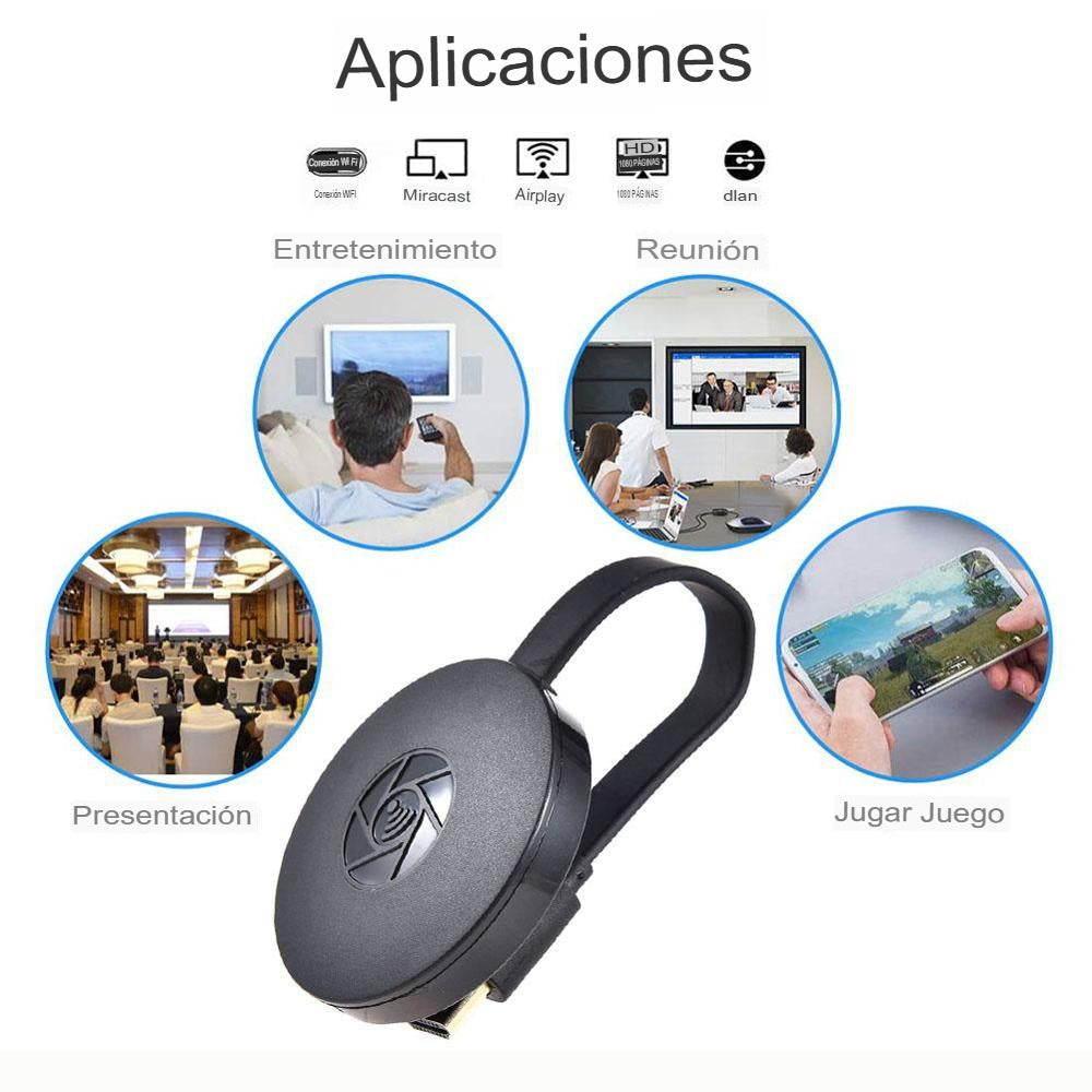 MiraScreen G2 – Adaptador HDMI Inalámbrico 1080P WiFi