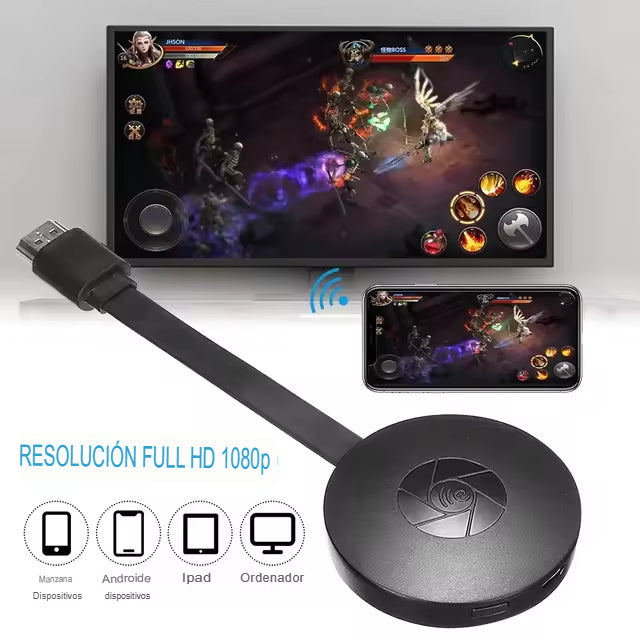 MiraScreen G2 – Adaptador HDMI Inalámbrico 1080P WiFi