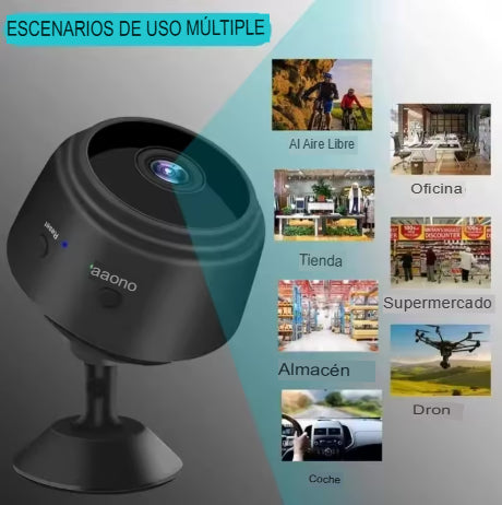 PACK Mini Cámara Espía A9 + Lentes TR90